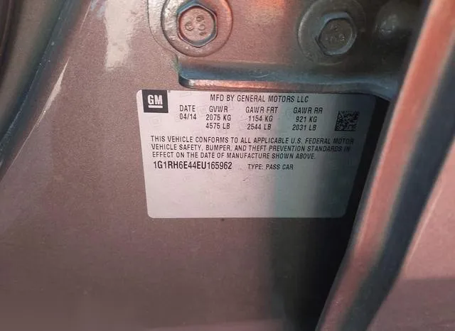 1G1RH6E44EU165962 2014 2014 Chevrolet Volt 9