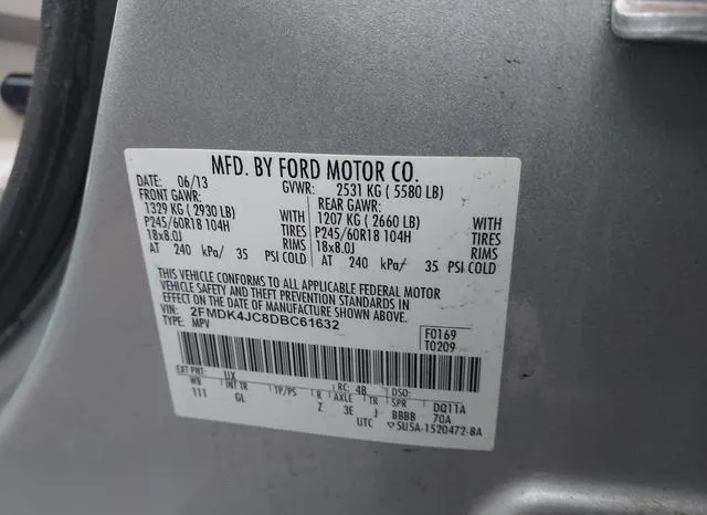 2FMDK4JC8DBC61632 2013 2013 Ford Edge- Sel 9