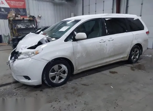 5TDKK3DC2DS368790 2013 2013 Toyota Sienna- Le V6 8 Passenger 2