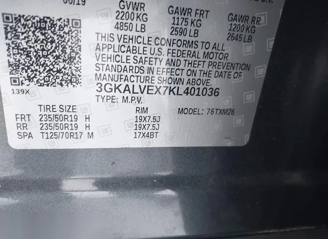 3GKALVEX7KL401036 2019 2019 GMC Terrain- Slt 9