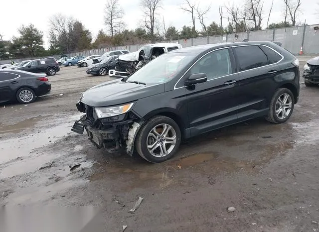 2FMTK4K9XFBB48394 2015 2015 Ford Edge- Titanium 2