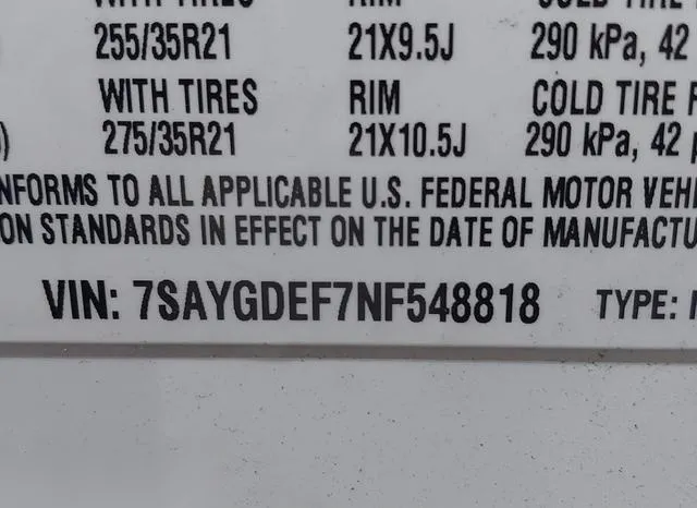 7SAYGDEF7NF548818 2022 2022 Tesla Model Y- Performance Dual 9