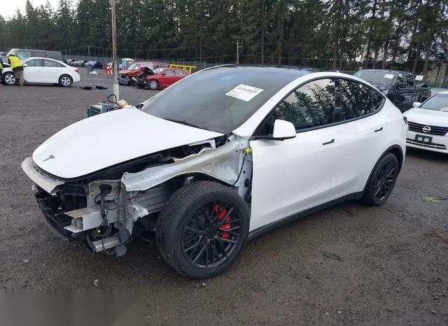 5YJYGDEE4MF173747 2021 2021 Tesla Model Y- Long Range Dual 2