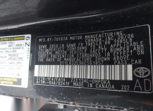 2T1LR32E96C561857 2006 2006 Toyota Matrix 9