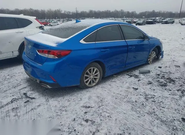 5NPE24AF8JH628354 2018 2018 Hyundai Sonata- SE 4