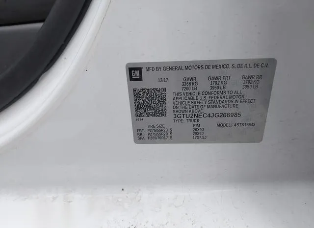 3GTU2NEC4JG266985 2018 2018 GMC Sierra- 1500 Slt 9