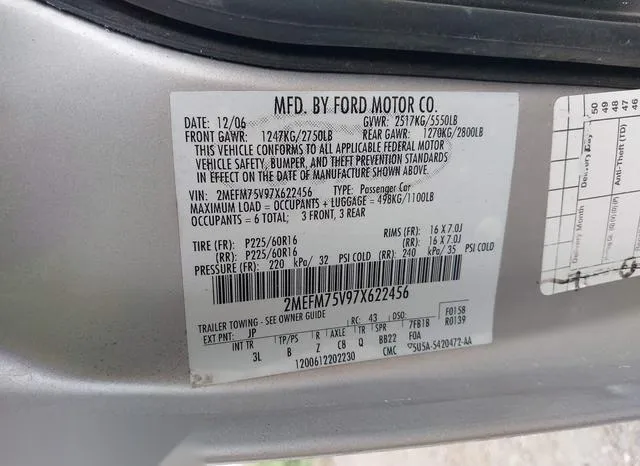 2MEFM75V97X622456 2007 2007 Mercury Grand Marquis- LS 9