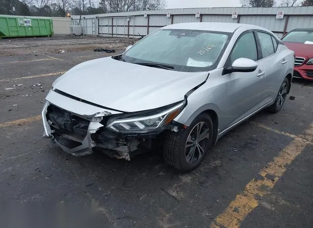 3N1AB8CV2NY203671 2022 2022 Nissan Sentra- Sv Xtronic Cvt 2