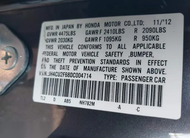 JH4CU2F68DC004714 2013 2013 Acura TSX- 2-4 9