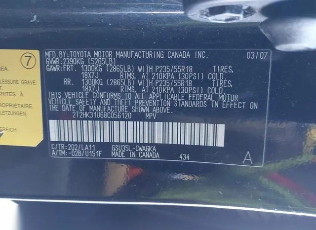 2T2HK31U68C056120 2008 2008 Lexus RX- 350 9