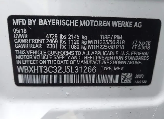 WBXHT3C32J5L31266 2018 2018 BMW X1- Xdrive28I 9