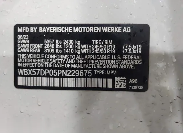 WBX57DP05PN229675 2023 2023 BMW X3- Xdrive30I 9