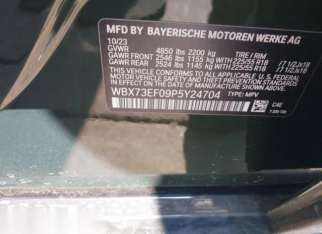 WBX73EF09P5Y24704 2023 2023 BMW X1- Xdrive28I 9