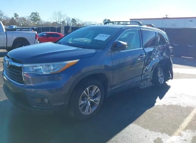 5TDKKRFH5FS102761 2015 2015 Toyota Highlander- Xle V6 2