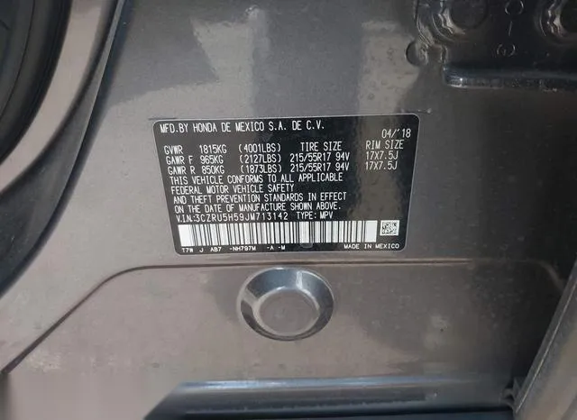 3CZRU5H59JM713142 2018 2018 Honda HR-V- EX 9