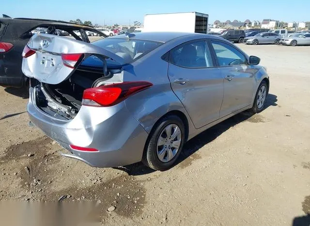 5NPDH4AE4GH764958 2016 2016 Hyundai Elantra- SE 4