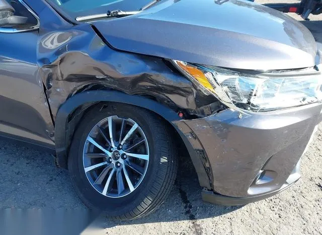 5TDKZRFH5KS314307 2019 2019 Toyota Highlander- Xle 6