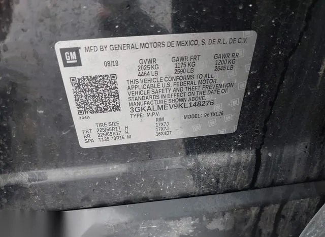 3GKALMEV9KL148276 2019 2019 GMC Terrain- Sle 9