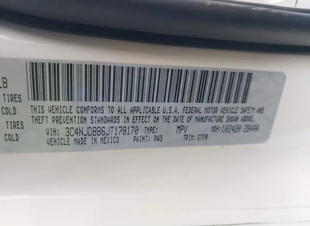 3C4NJDBB6JT178170 2018 2018 Jeep Compass- Latitude 4X4 9