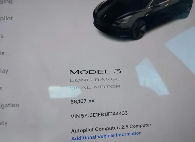 5YJ3E1EB1JF144433 2018 2018 Tesla Model 3- Long Range/Perfo 7