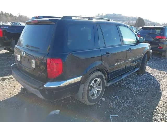 5FNYF18655B015893 2005 2005 Honda Pilot- Ex-L 4