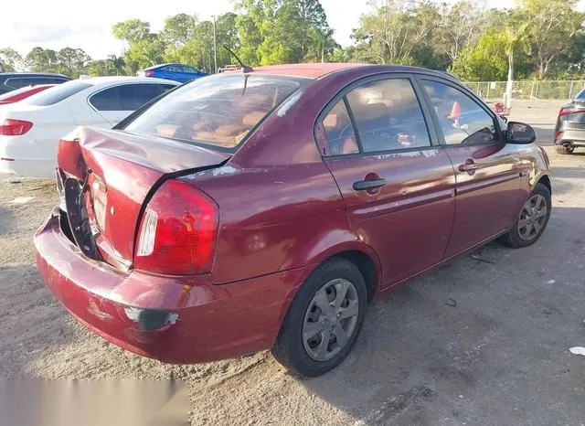 KMHCN46C08U210234 2008 2008 Hyundai Accent- Gls 4