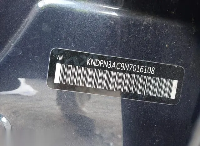 KNDPN3AC9N7016108 2022 2022 KIA Sportage- EX 9