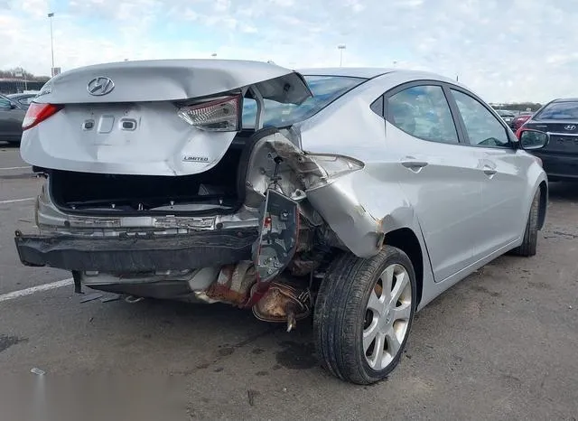 KMHDH4AE2CU295798 2012 2012 Hyundai Elantra- Limited Pzev 4