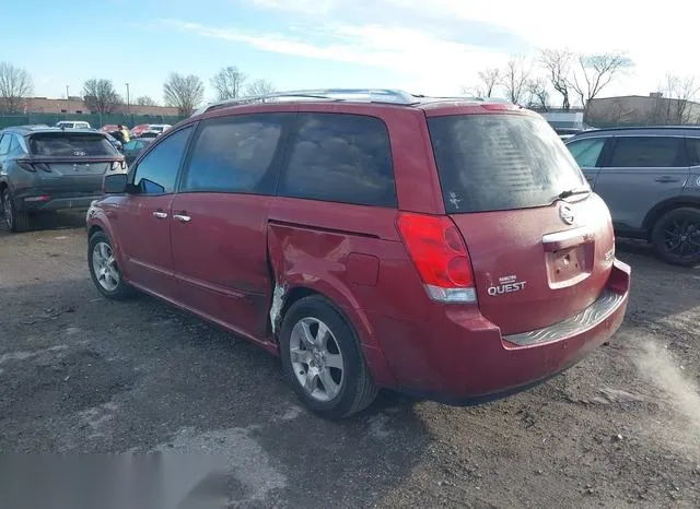 5N1BV28U67N113781 2007 2007 Nissan Quest- 3-5 SE 3