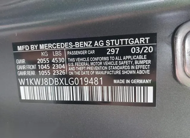 W1KWJ8DBXLG019481 2020 2020 Mercedes-Benz C-Class- 300 9