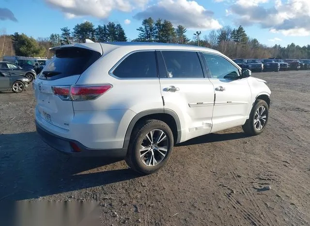 5TDKKRFH0GS175585 2016 2016 Toyota Highlander- Xle V6 4