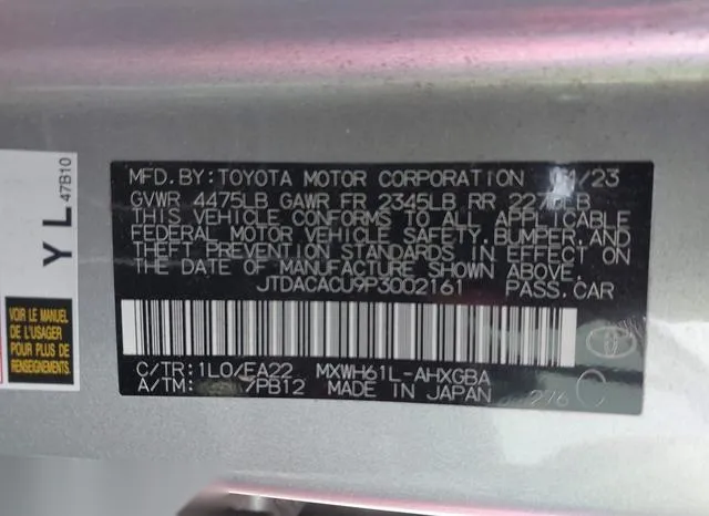 JTDACACU9P3002161 2023 2023 Toyota Prius- Prime Xse 9