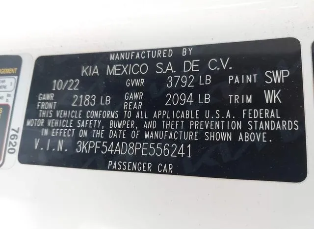 3KPF54AD8PE556241 2023 2023 KIA Forte- Gt-Line 9