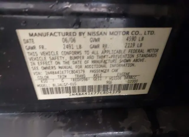 1N4BA41E77C804379 2007 2007 Nissan Maxima- 3-5 SL 9