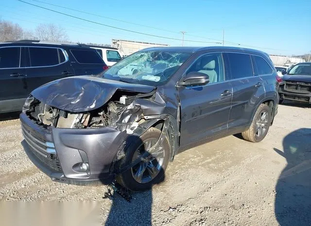 5TDDZRFH8KS980392 2019 2019 Toyota Highlander- Limited Plat 2