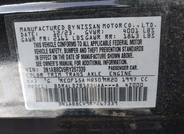 3N1AB8CV9RY267339 2024 2024 Nissan Sentra- Sv Xtronic Cvt 9