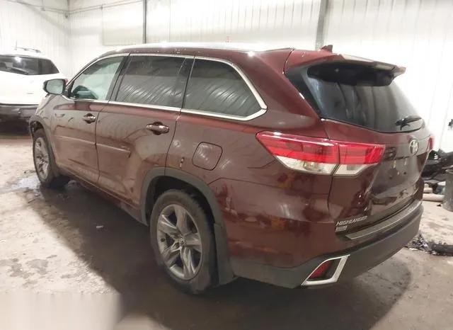 5TDDZRFH6KS734201 2019 2019 Toyota Highlander- Limited Plat 3