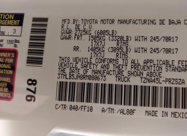 3TMLB5JN8RM080673 2024 2024 Toyota Tacoma- SR5 9