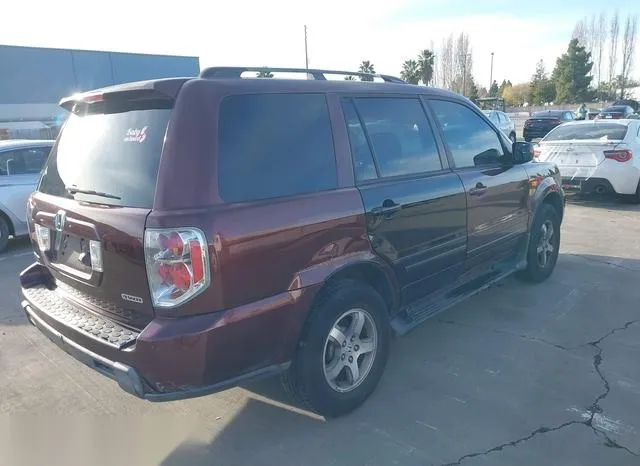 5FNYF18787B017343 2007 2007 Honda Pilot- Ex-L 4