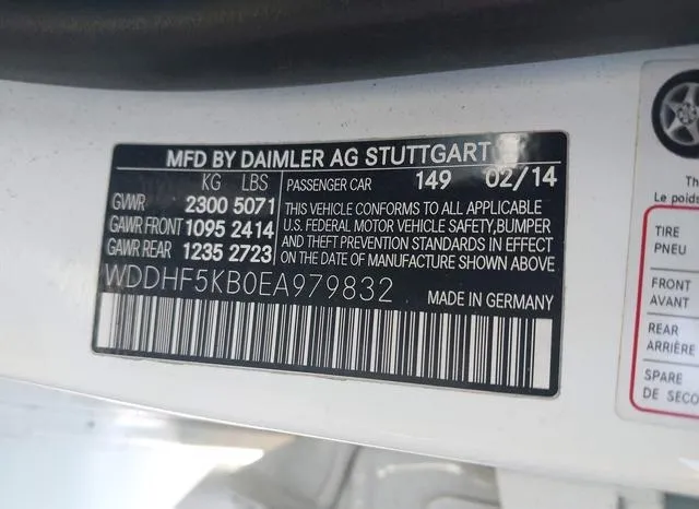 WDDHF5KB0EA979832 2014 2014 Mercedes-Benz E 350 9