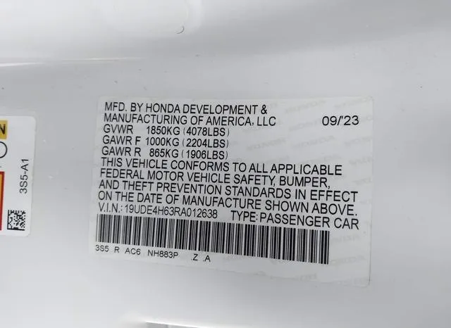 19UDE4H63RA012638 2024 2024 Acura Integra- A-Spec Technolog 9