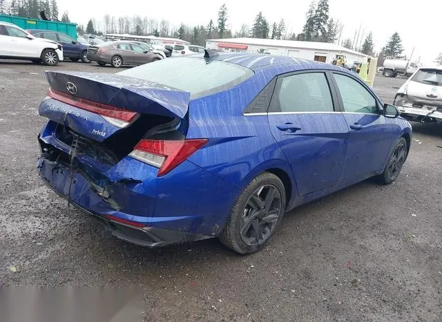 KMHLN4AJ6PU047612 2023 2023 Hyundai Elantra- Hybrid Limited 4