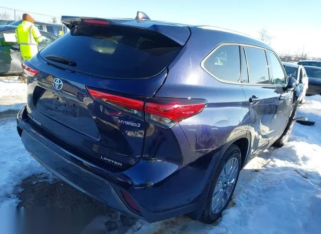 5TDDBRCH5MS519050 2021 2021 Toyota Highlander- Hybrid Limited 4