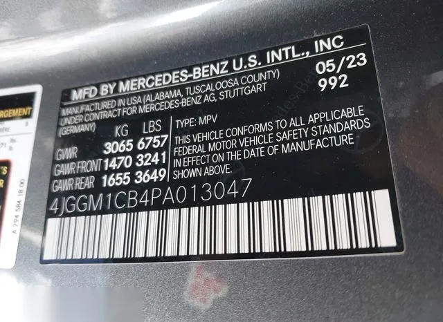 4JGGM1CB4PA013047 2023 2023 Mercedes-Benz Eqe 350 Suv- 4Matic 8