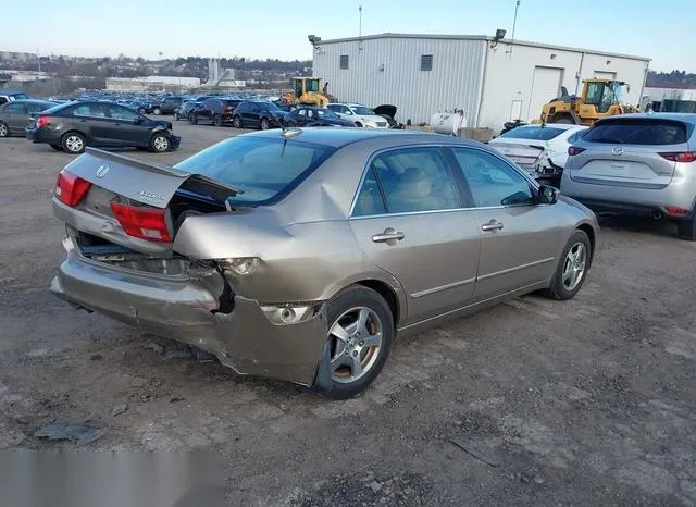 JHMCN36525C014103 2005 2005 Honda Accord- Hybrid Ima 4