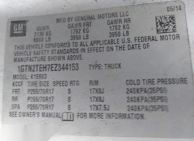 1GTN2TEH7EZ344153 2014 2014 GMC Sierra- 1500 9