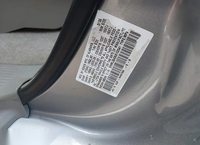 5FNRL38436B102541 2006 2006 Honda Odyssey- EX 9