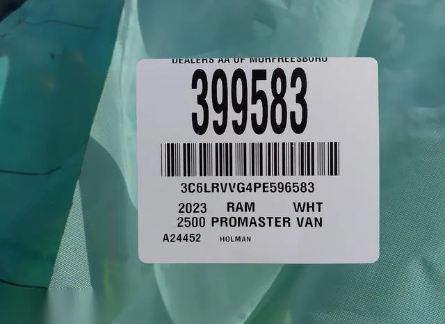 3C6LRVVG4PE596583 2023 2023 RAM Promaster- 2500 Low Roof 13 9