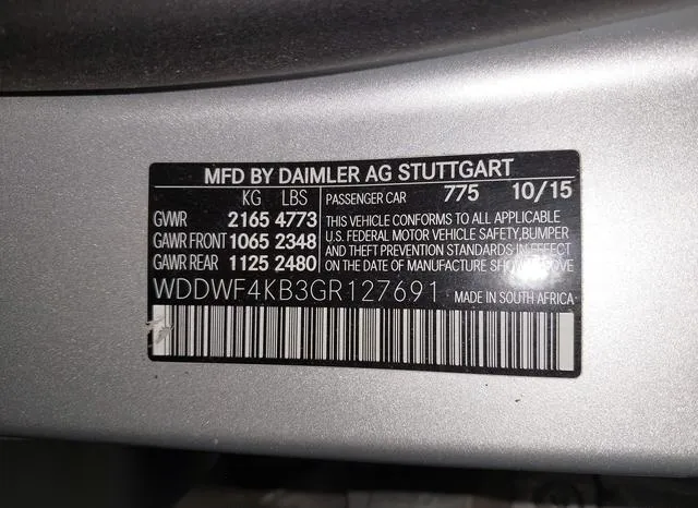 WDDWF4KB3GR127691 2016 2016 Mercedes-Benz C 300- 4Matic/Lux 9