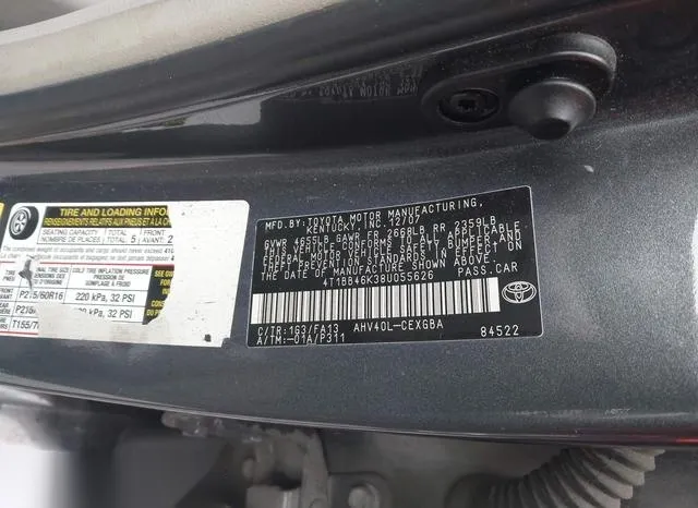 4T1BB46K38U055626 2008 2008 Toyota Camry- Hybrid 9